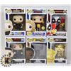 Image 1 : LOT OF 6 ASSORTED FUNKO POP VINYL FIGURES.