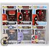 Image 1 : LOT OF 6 ASSORTED FUNKO POP VINYL FIGURES.