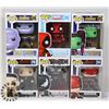 Image 1 : LOT OF 6 ASSORTED FUNKO POP VINYL FIGURES.