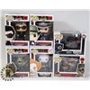 Image 1 : LOT OF 6 ASSORTED FUNKO POP VINYL FIGURES.
