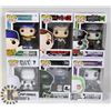 Image 1 : LOT OF 6 ASSORTED FUNKO POP VINYL FIGURES.