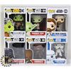 Image 1 : LOT OF 6 ASSORTED FUNKO POP VINYL FIGURES.