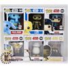 Image 1 : LOT OF 6 ASSORTED FUNKO POP VINYL FIGURES.