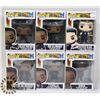 Image 1 : LOT OF 6 ASSORTED FUNKO POP VINYL FIGURES.