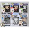 Image 1 : LOT OF 6 ASSORTED FUNKO POP VINYL FIGURES.