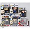 Image 1 : LOT OF 6 ASSORTED FUNKO POP VINYL FIGURES.