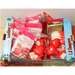 LOT OF ASSORTED VALENTINES GIFTS