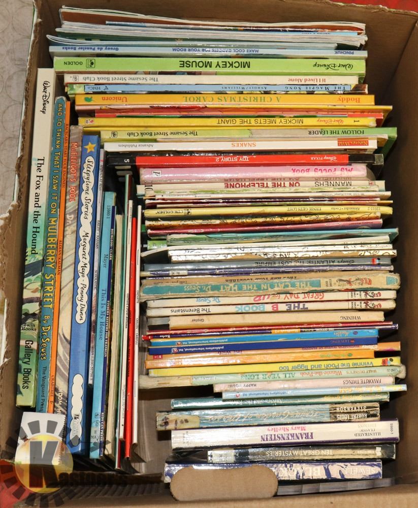 BOX OF VARIOUS KIDS BOOKS Kastner Auctions