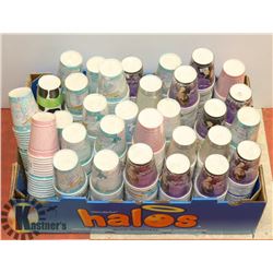 LOT OF BIRTHDAY PARTY CUPS