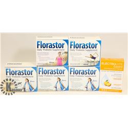 LOT OF FLORASTOR PROBIOTIC SUPPLEMENTS