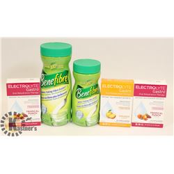 LOT OF BENEFIBRE AND ELECTROLYTE GASTRO