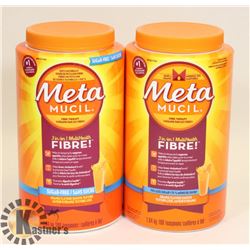 LOT OF 2 META MUCIL FIBRE SUPPLEMENTS.