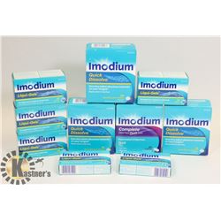 LOT OF IMODIUM QUICK DISSOLVE DIARRHEA RELIEF TABS