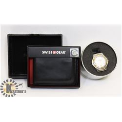 NEW SWISS GEAR GENUINE LEATHER