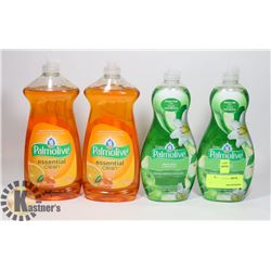 LOT OF 4 PALMOLIVE LIQUID DISH SOAP