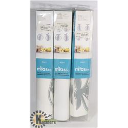 LOT OF 3 DECORATIVE DECALS