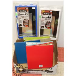 LOT OF SCHOOL SUPPLIES.