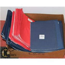 LOT OF PORTFOLIO COVERS