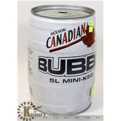 MOLSON CANADIAN BUBBA 5L MINI KEG