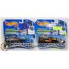 Image 1 : LOT OF 2 HOTWHEELS LONG HAULERS