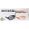Image 1 : LOT OF CHROME W/ PINK LESS + BLACK DESIGNER SUNGLASS
