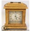 Image 1 : ERGO BATTERY OPERATED MANTLE CLOCK (OAK STYLE CASE