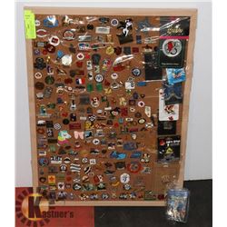 X-LARGE DISPLAY OF PINS (12) WALT DISNEY LADY