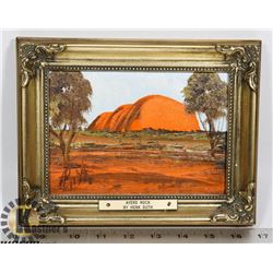 VINTAGE AYERS ROCK ORIGINAL OIL