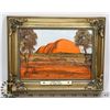 Image 1 : VINTAGE AYERS ROCK ORIGINAL OIL