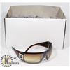 Image 1 : BOX OF TRANSPARENT DARK BROWN CHANEL STYLED