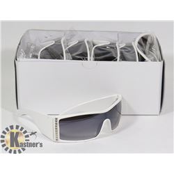 BOX OF WHITE DESIGNER SUNGLASSES