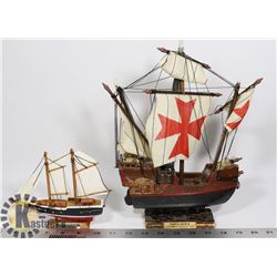 VINTAGE SHIPS SANTIA MARIA COLUMBUS SHIP 1492 (SPAIN) W/BLUE NOSE.