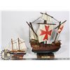 Image 1 : VINTAGE SHIPS SANTIA MARIA COLUMBUS SHIP 1492 (SPAIN) W/BLUE NOSE.
