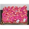 Image 1 : LOT OF LARGE PINK/ROSE SLIP ONS.