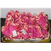 Image 1 : LOT OF LARGE PINK/ROSE SLIP ONS.