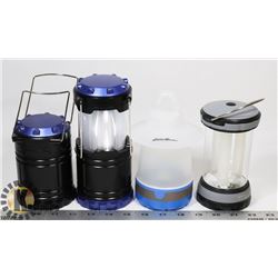 LOT OF 4 EDDIE BAUER LANTERNS