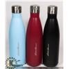 Image 1 : LOT OF 3  EDDIE BAUER  STAINLESS STEEL 17 OZ. WATER