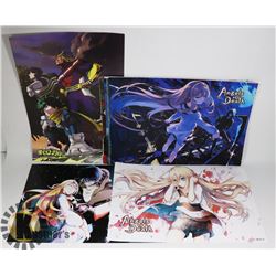 BOX OF ANIME POSTERS - ANGEL OF DEATH AND MORE.