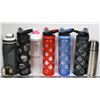 Image 1 : FLAT OF EDDIE BAUER GYM-SCHOOL BOTTLES AND THERMOS