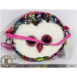 TY OWL PURSE - WEAR IT 6 DIFFERENT WAYS.