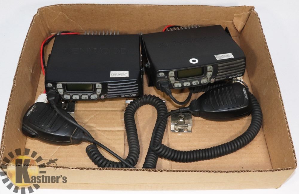 TWO KENWOOD TK7160H VHF FM TRANSCEIVERS. TESTED. Kastner Auctions