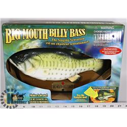 BIG MOUTH BILLY BASS SINGING FISH PLAQUE.