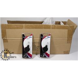 LOT OF BULK ONN 3FT RETRACTABLE LAN CABLES.