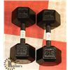 Image 1 : 2X 35LB DUMBBELLS.