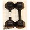 Image 1 : 2X 12LB DUMBBELLS