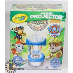 NEW PAW PATROL SKETCHER PROJECTOR BY CRAYOLA