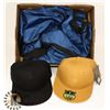 Image 1 : EDDIE BAUER CARRYING BAG WITH 2 NEW SIZE 8 MENS HATS FROM KB ETHOS.