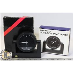 LOT OF NEW TIMEKEEPER DESKTOP SWIVEL CLOCK FOR DES