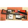 Image 1 : FLAT OF DUAL CD770 MOTORIZED AM/FM/CD MP3 RECEIVER, CAR ACCESSORIES AND FIRE EXTINGUISHER