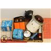 Image 1 : FLAT OF TACTICAL FLASH LIGHTS INC EDDIE BAUER ,VOL, INDUSTRIAL FLASH LIGHT ,RED HEAT LAMP
